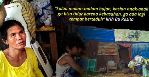 Kisah Pilu, Derita Ibu Pemulung dan 3 Anak Yatimnya Tinggal di Gubuk Tak Layak Huni