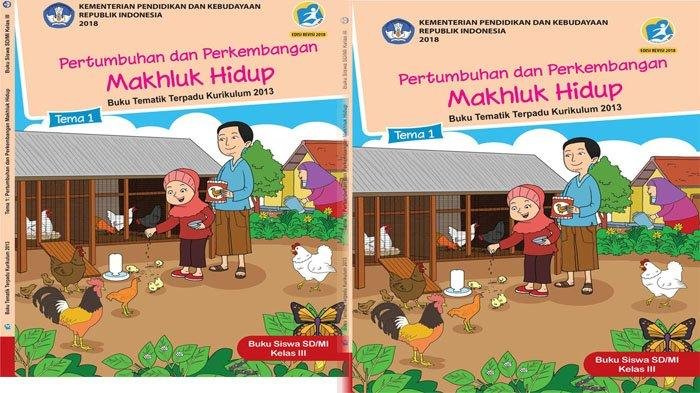 SOAL dan KUNCI JAWABAN Kelas 3 SD Tema 1 Halaman 41 42 43 44 dan 37 38 39 40 Buku Tematik Siswa Subtema 1 Ciri-ciri Makhluk Hidup