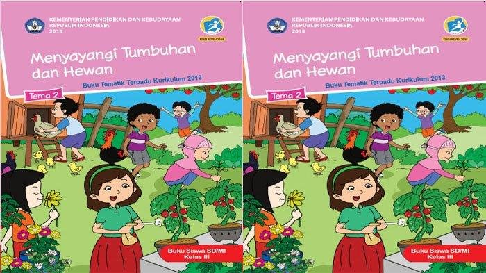 KUNCI JAWABAN Kelas 3 SD Tema 2 Halaman 23 24 25 dan 20 21 22 Buku Tematik Siswa Subtema 1 Menyayangi Tumbuhan dan Hewan