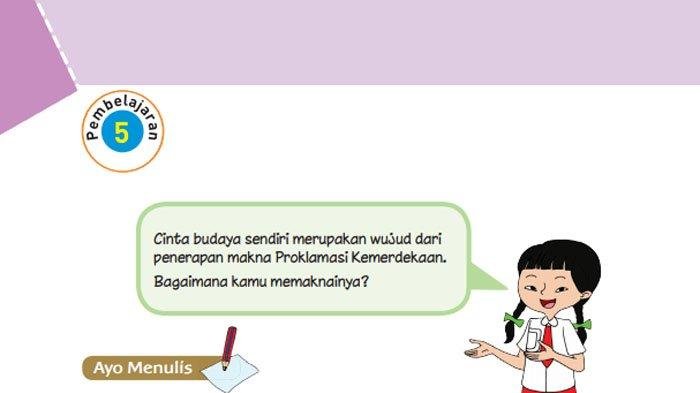 KUNCI JAWABAN Kelas 6 SD Tema 2 Halaman 33 34 35 36 37 Buku Tematik Siswa Subtema 1 Pembelajaran 5 Rukun dalam Perbedaan