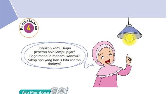 KUNCI JAWABAN Kelas 6 SD Tema 3 Halaman 33 34 35 36 37 38 39 40 41 Buku Tematik Siswa Subtema 1 Penemu yang Mengubah Dunia