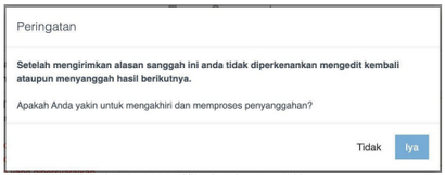 Notifikasi Peringatan Akhir